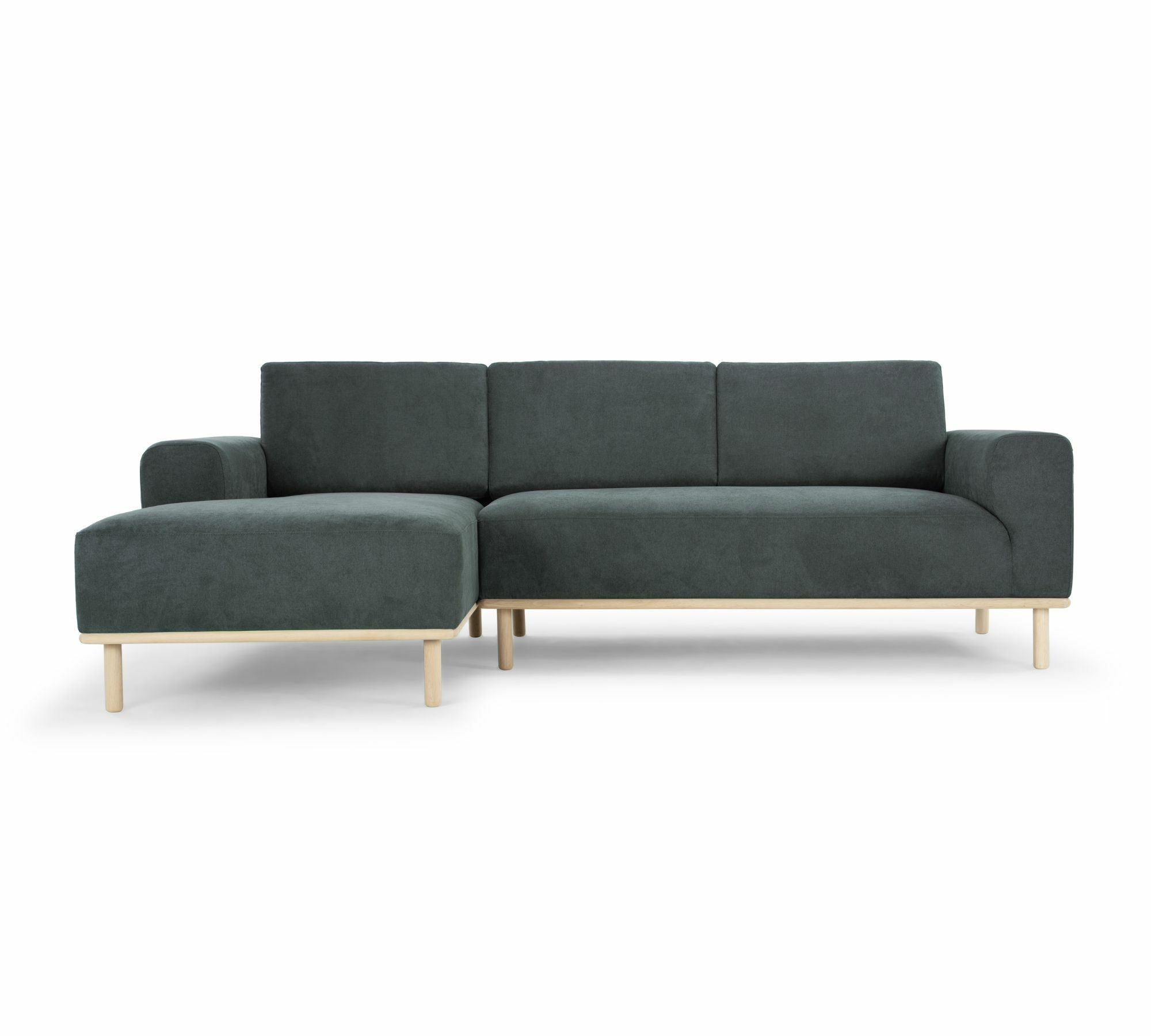 Vilmar Sofa 3-Sitzer Récamiere Links Form Blue Grey 2