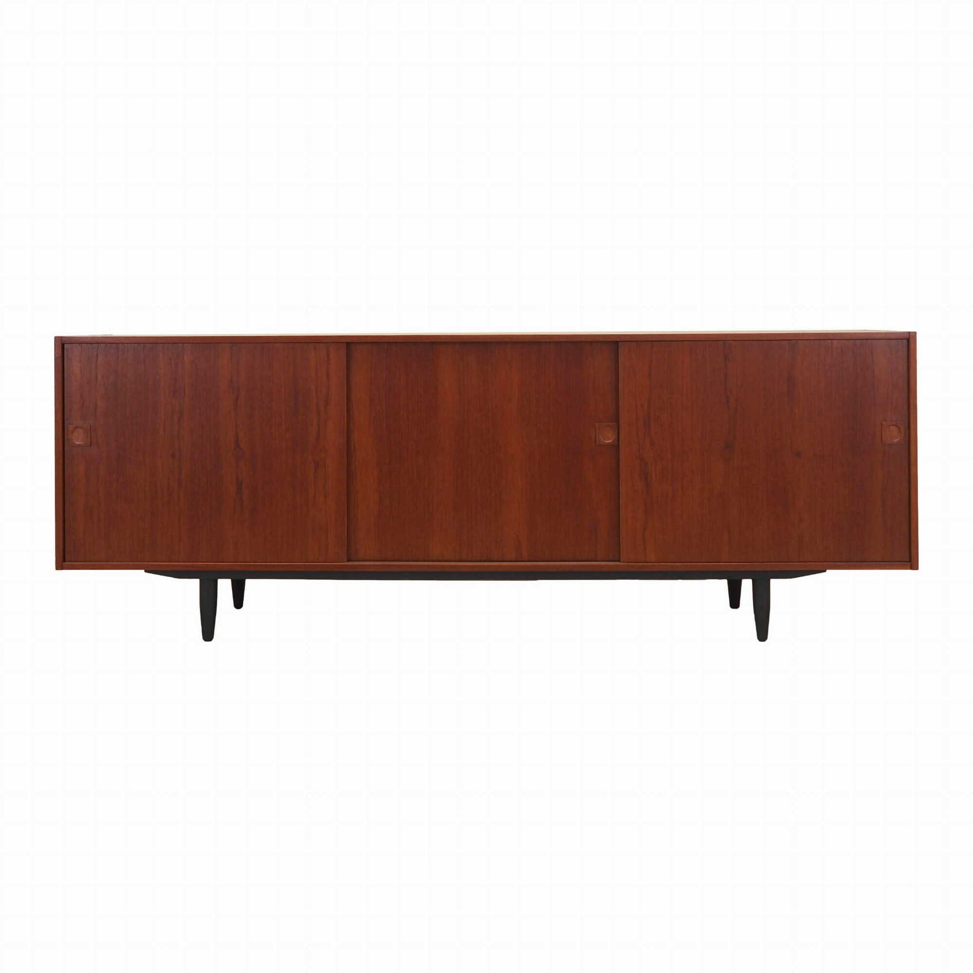 Vintage Sideboard Teakholz Braun 1970er Jahre 0