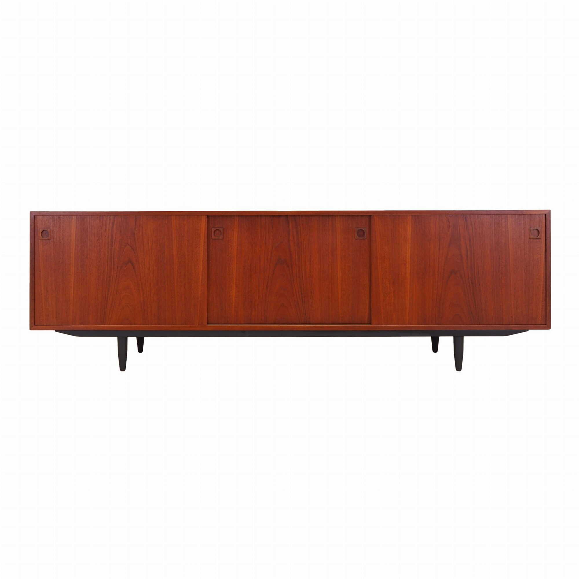 Vintage Sideboard Teakholz Braun 1970er Jahre 0