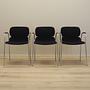 3x Dining chair Black 1970s 7
