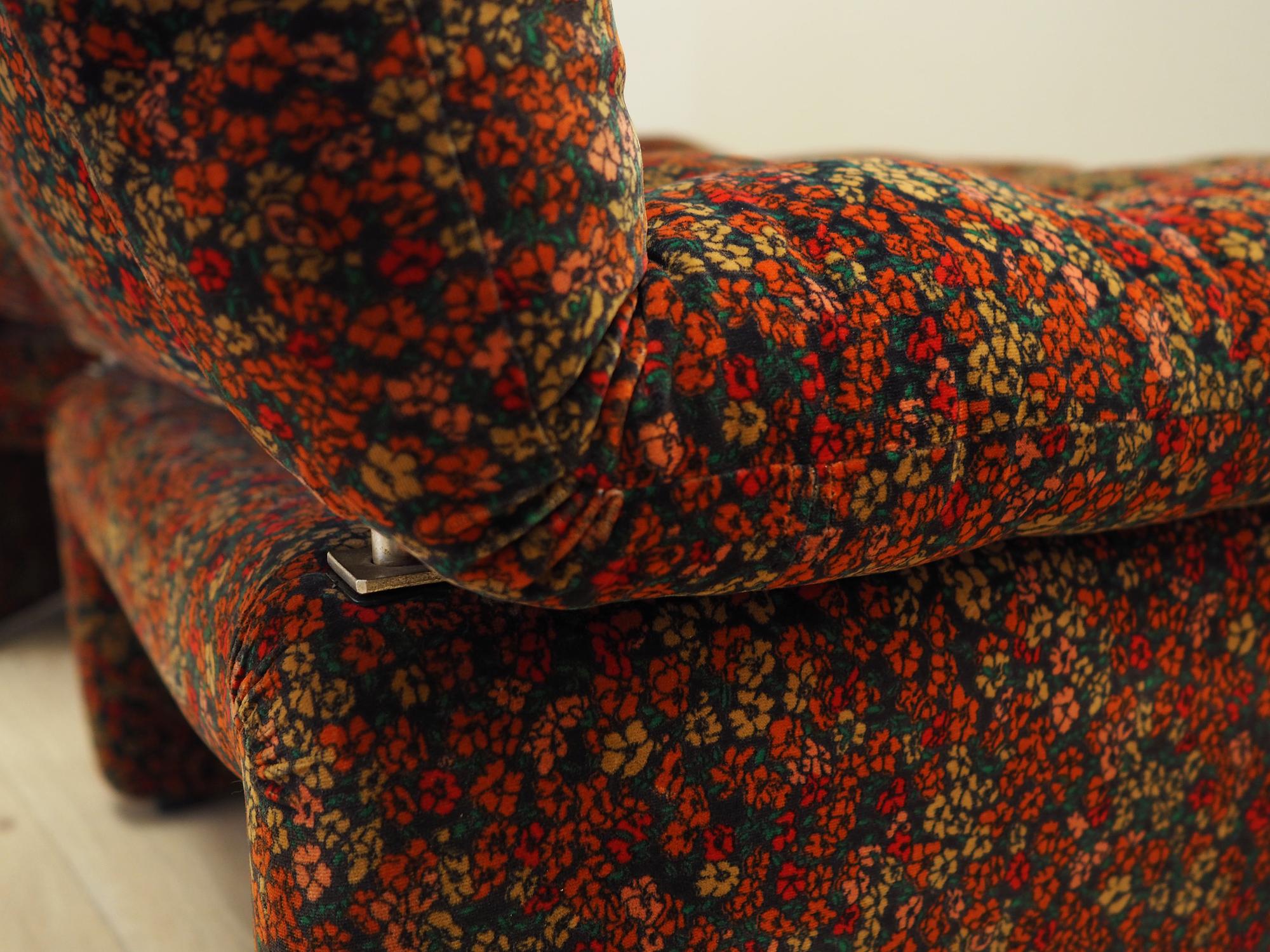Modular Sofa Velvet 1960s 9