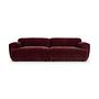 Greta Sofa 3-Sitzer Moss Burgundy 1