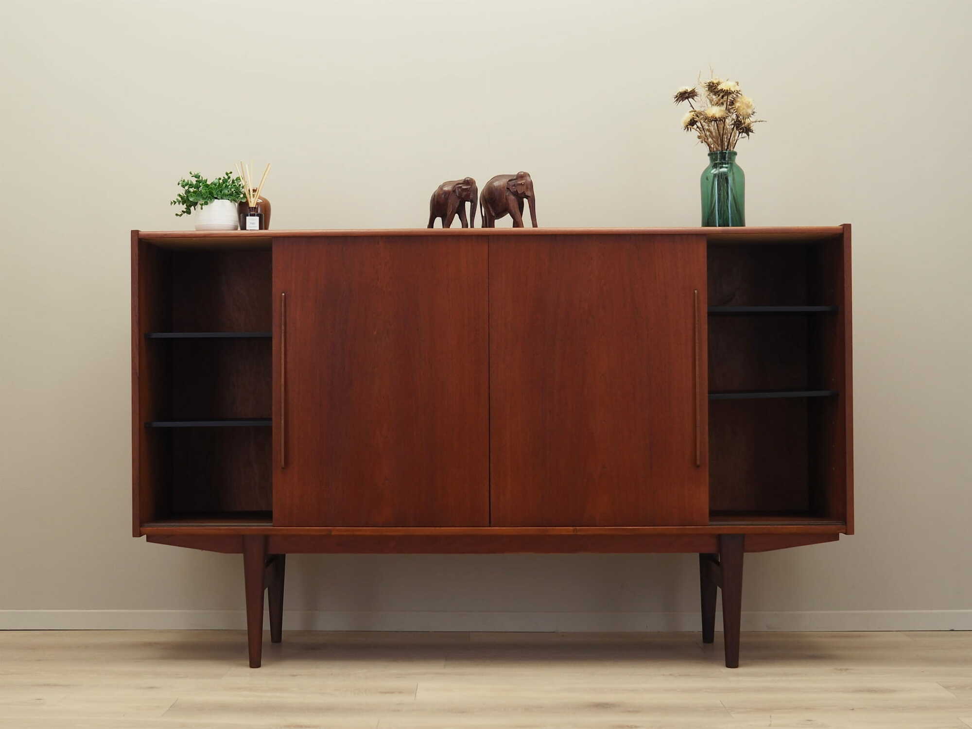 Vintage sideboard teak brown 1960s 2