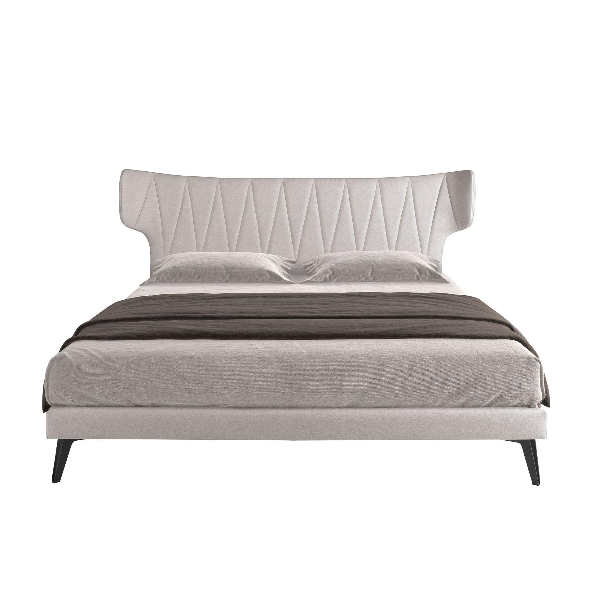 Hellgraues Stoffbett 7160 1