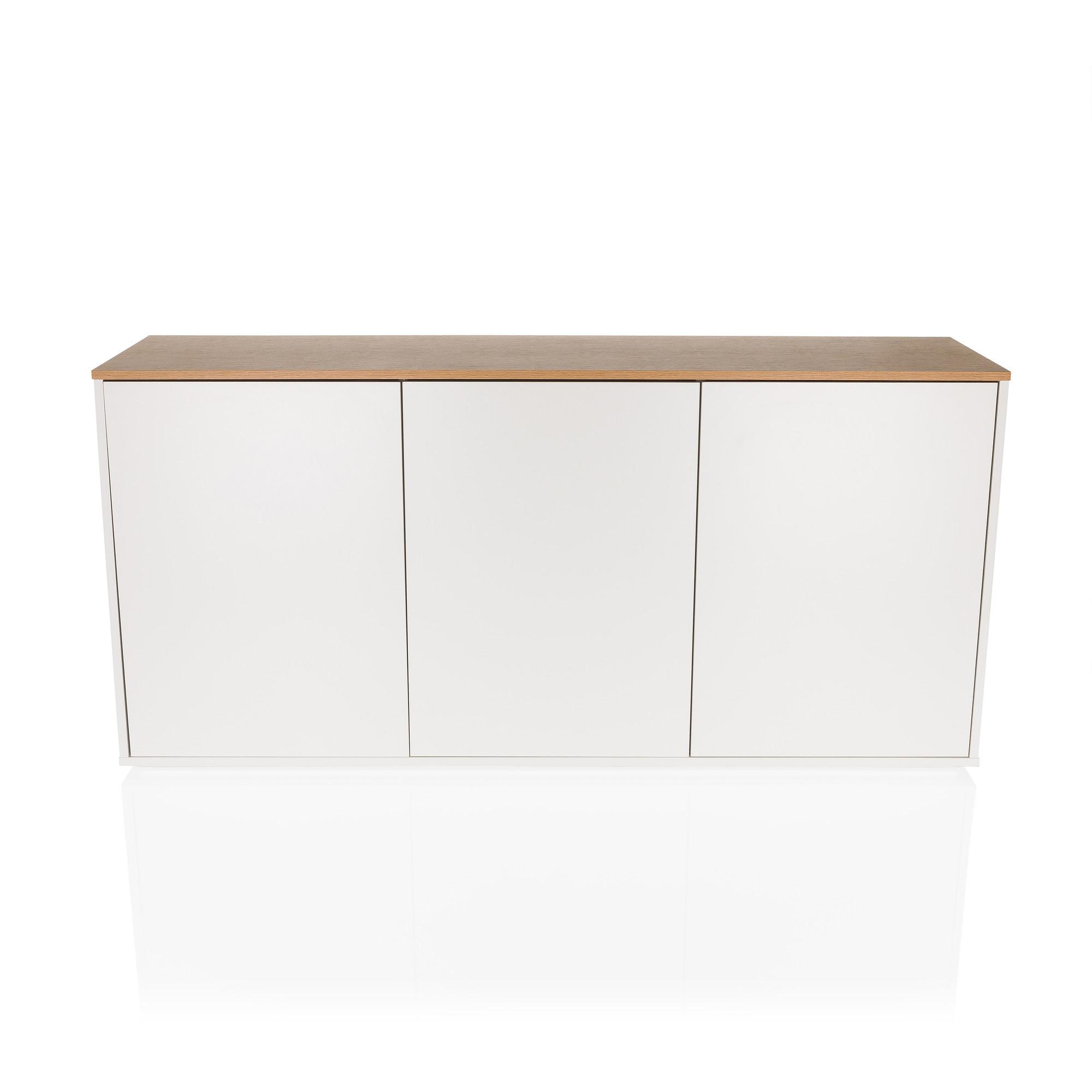 Kelo S Sideboard with 3 doors Oak White 0
