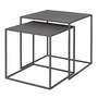 2x Fera Beistelltisch Stahl Steel Grey 65985 1