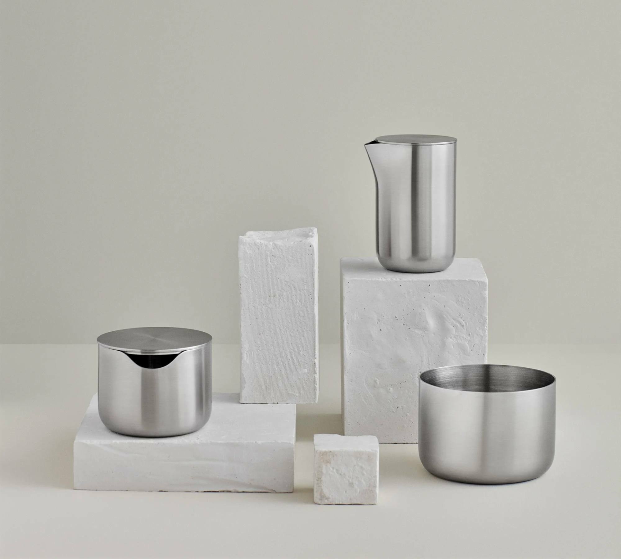 Basic Zuckerdose Edelstahl 4