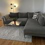Noa Ecksofa mit Récamiere Rechts Planet Grey Green 1