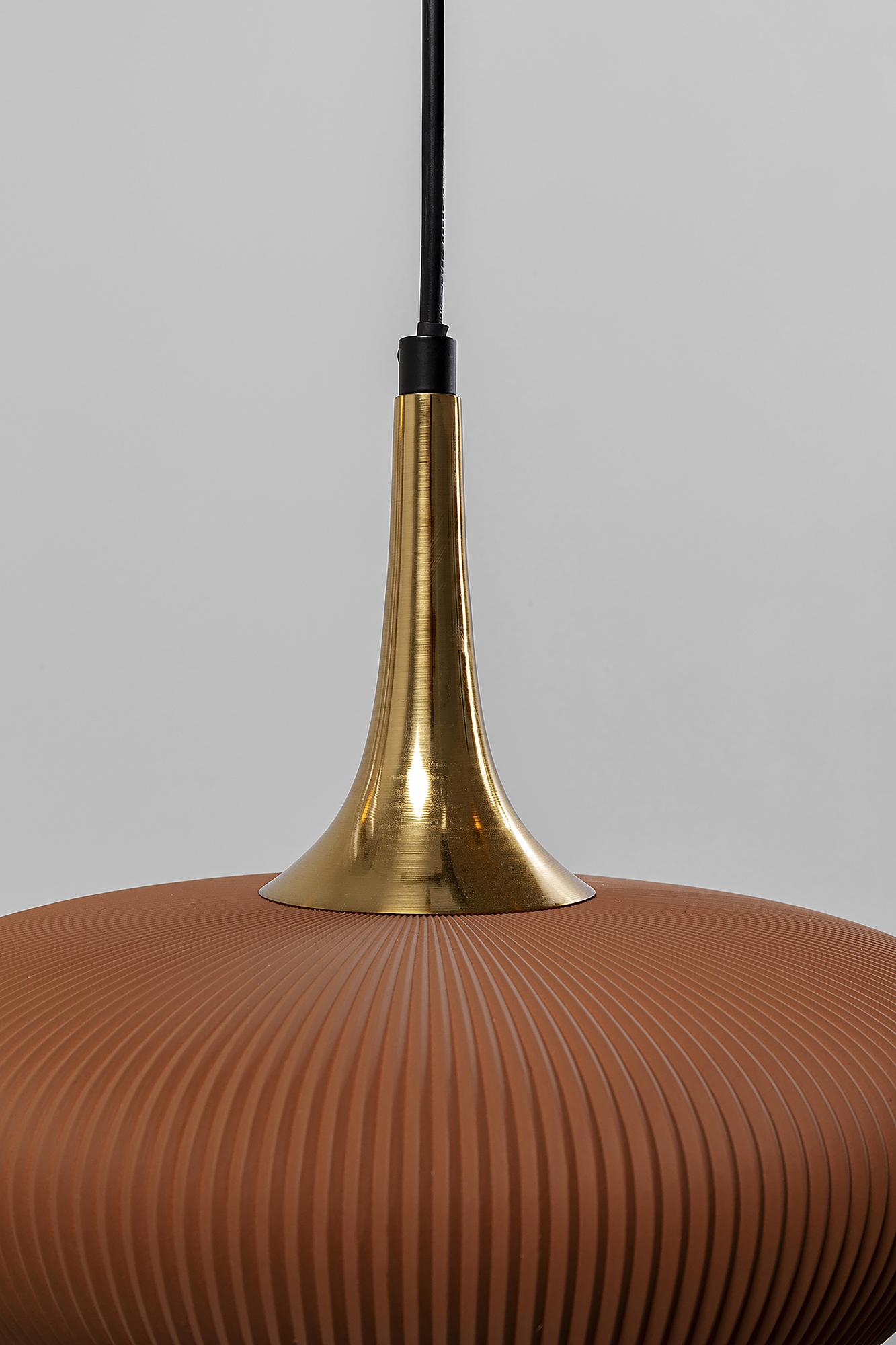 Melange Typ A Pendelleuchte Stahl Klarglas Grau Braun 4