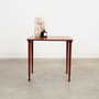 Tavolino vintage in teak marrone anni '70 1