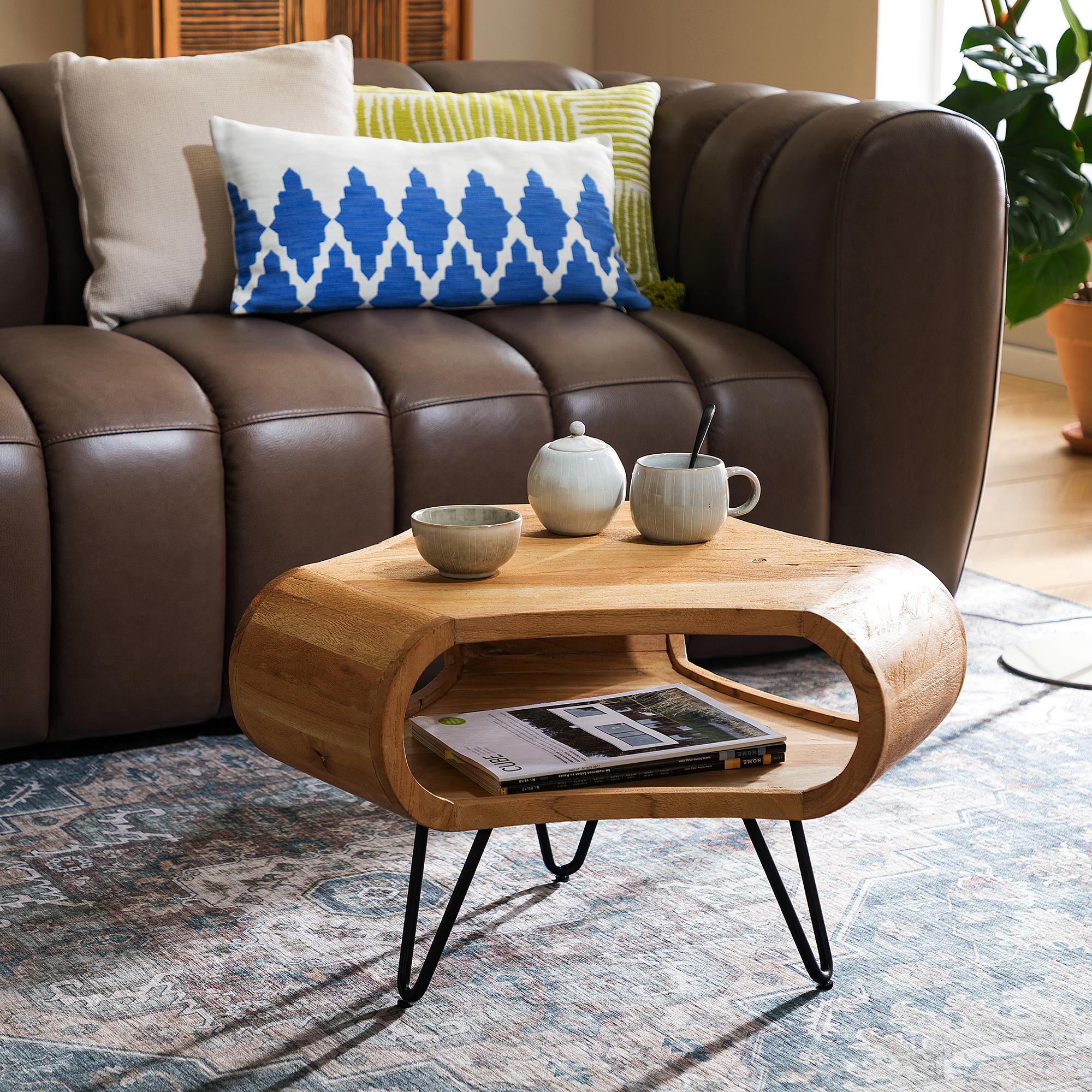 Coffee Table TAZOHO Acacia Black 2