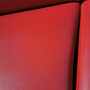 Sofa Pupilla mit Longchair aus pigmentiertem Leder Rot 7