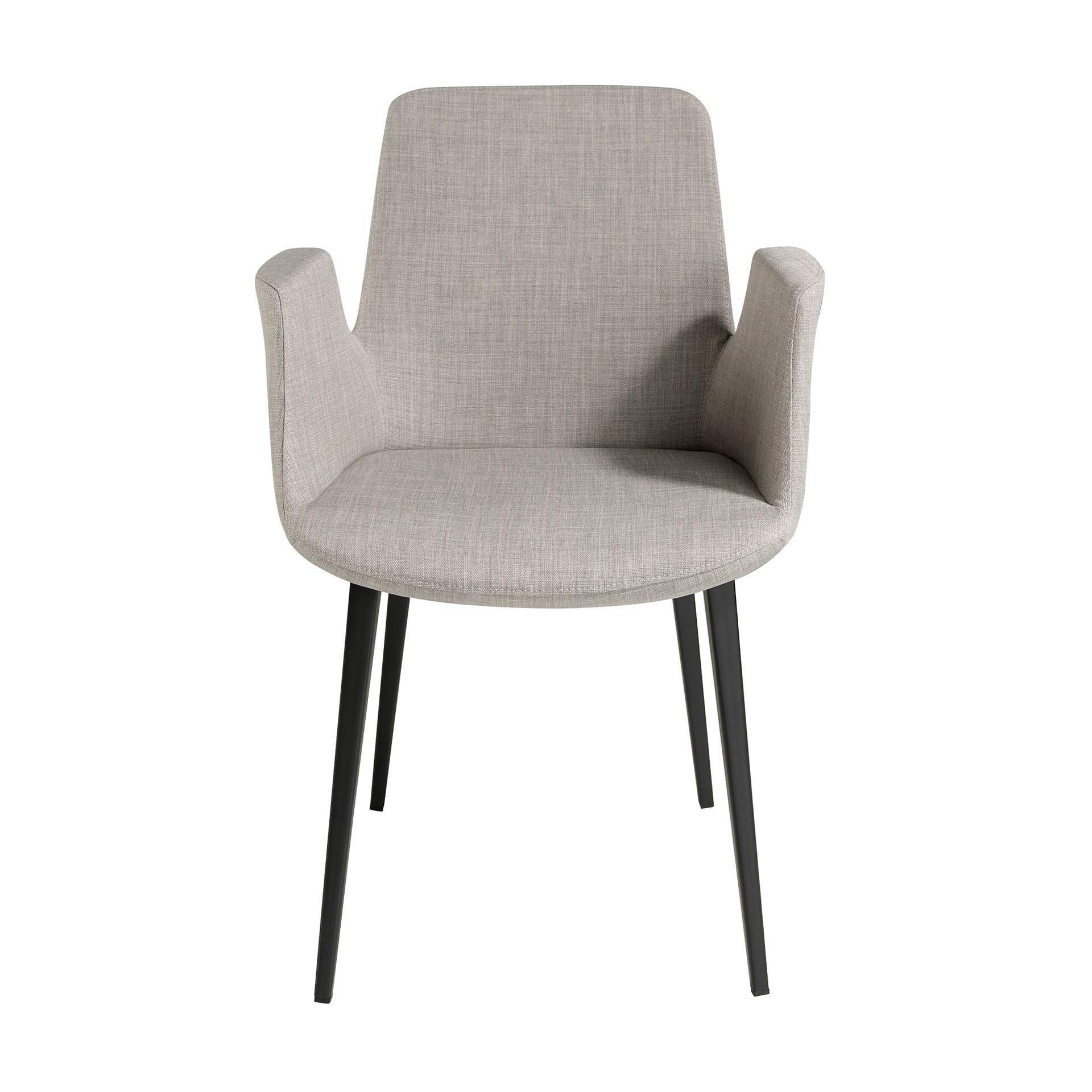 Dining chair fabric grey 5