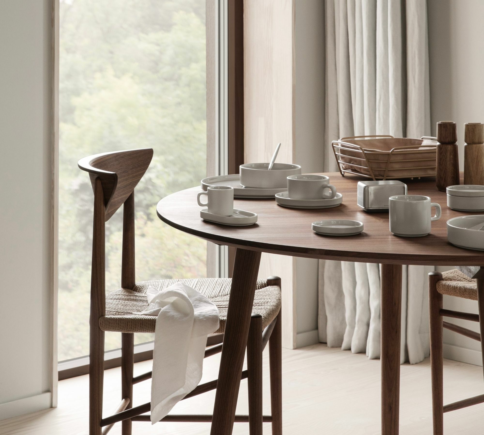 2x Pilar Kaffeetasse mit Untersetzer Moonbeam 2