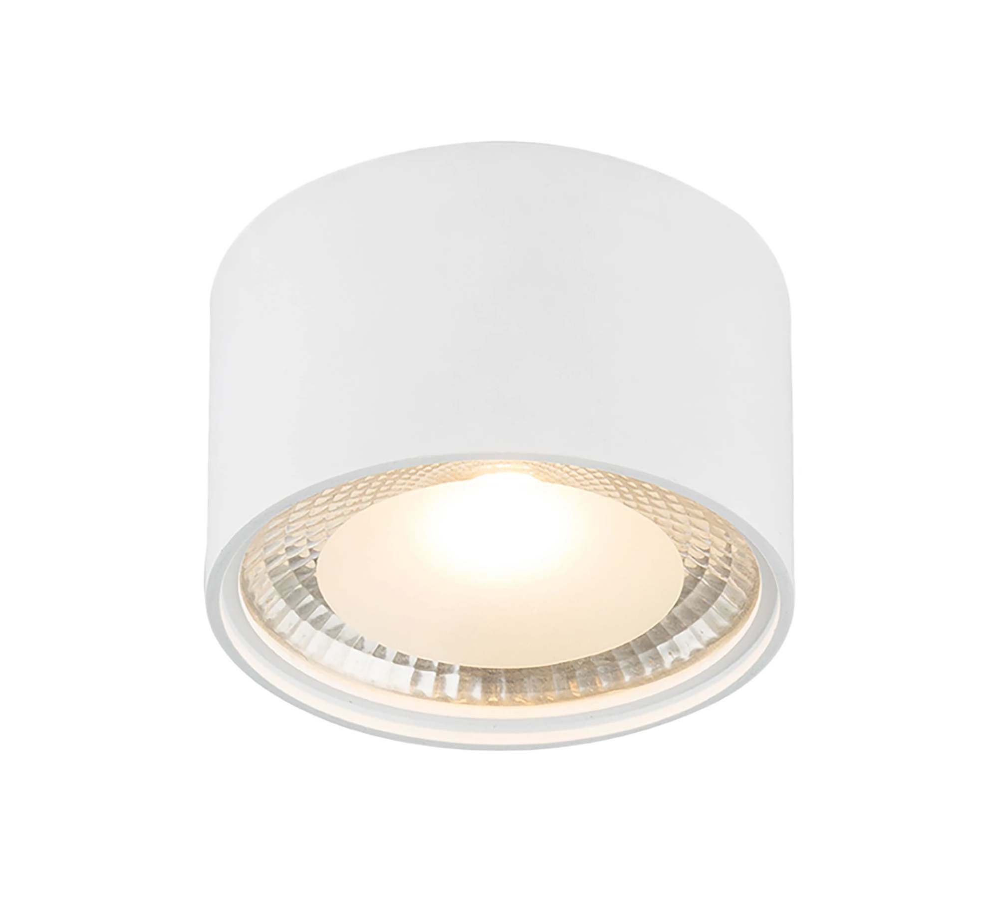 LED Deckenleuchte 1-flammig Kristallglas Weiß 1