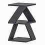 Albeni Side Table Wood Veneer Anthracite 7