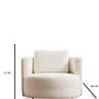 Asos Wing Chair Cream 5