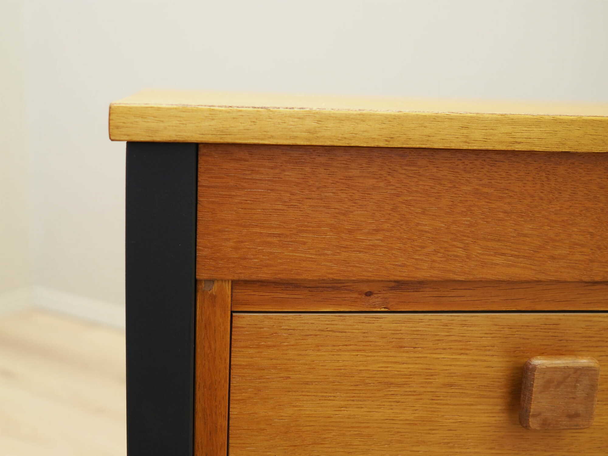Vintage Desk Ash Wood Brown 1970s 8