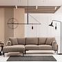 Leo Links corner sofa light brown 1