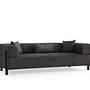 Gio 3-Sitzer Sofa Schwarzgrau 0