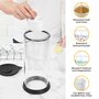 Wasserfilter Glas Kunststoff Transparent 2,7 Liter 3