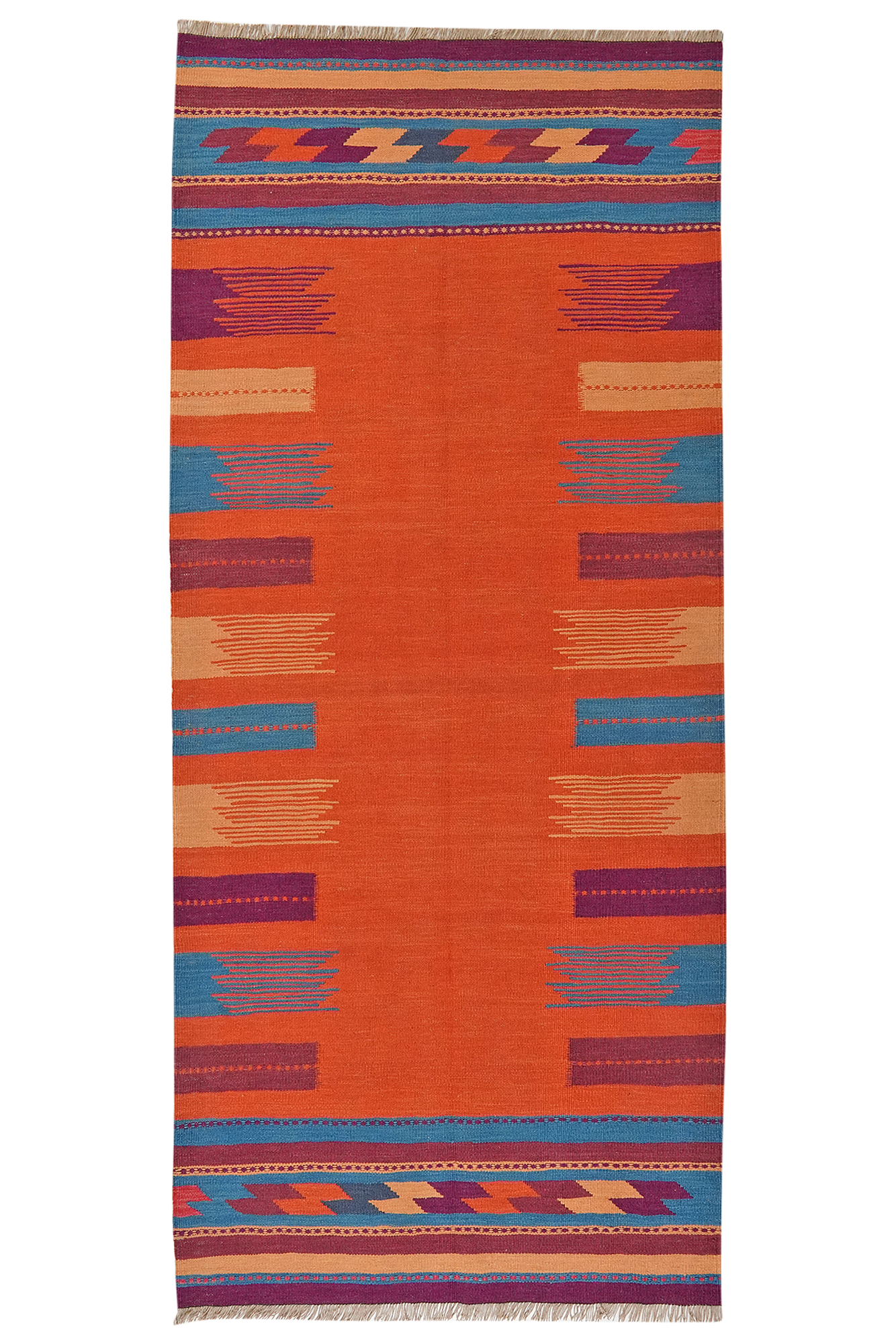 Tappeto Kilim Gashgai Lana Multicolore 4