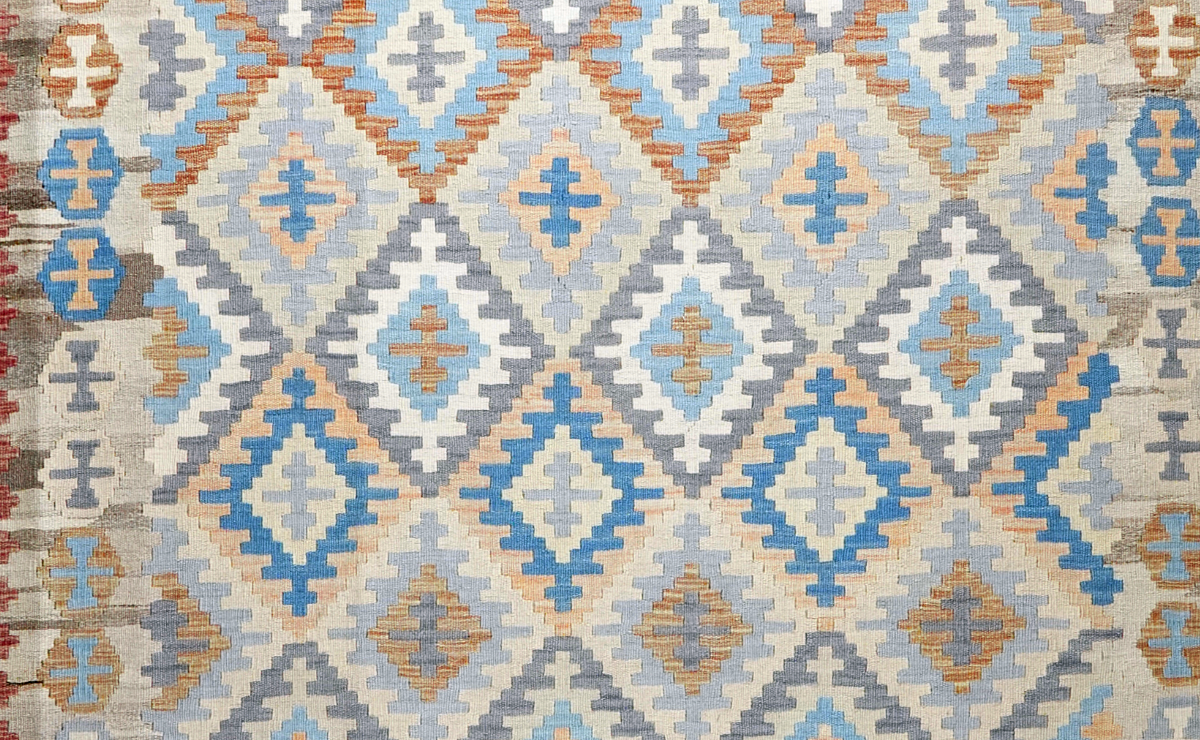 Kilim Gashgai Teppich Wolle Mehrfarbig 2