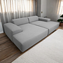 Pyllow Sofa 2-Sitzer Grau 0