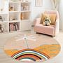 Rainbow Children's Rug Multicolored ⌀180cm 0