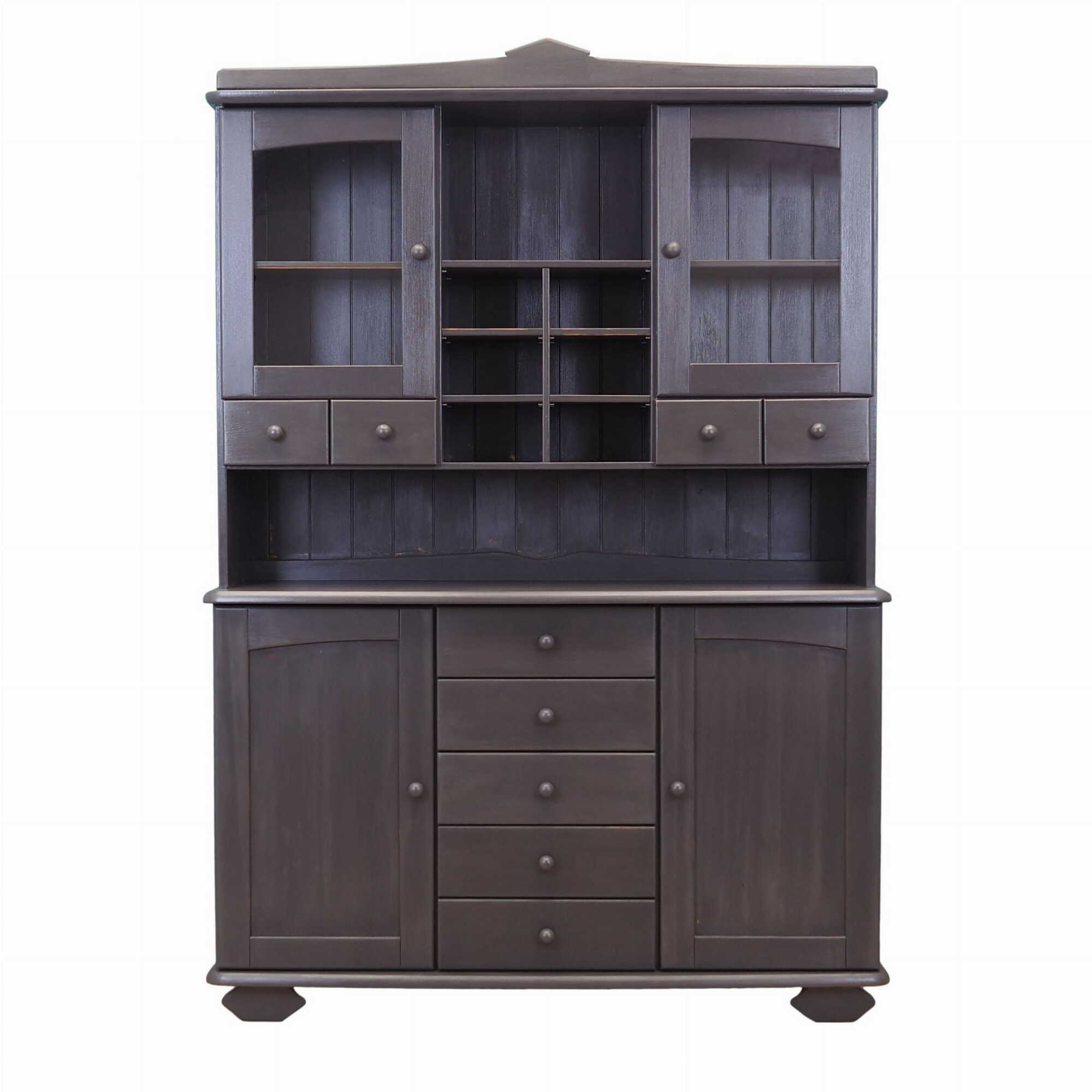Vintage cabinet Pine grey 1980s 0