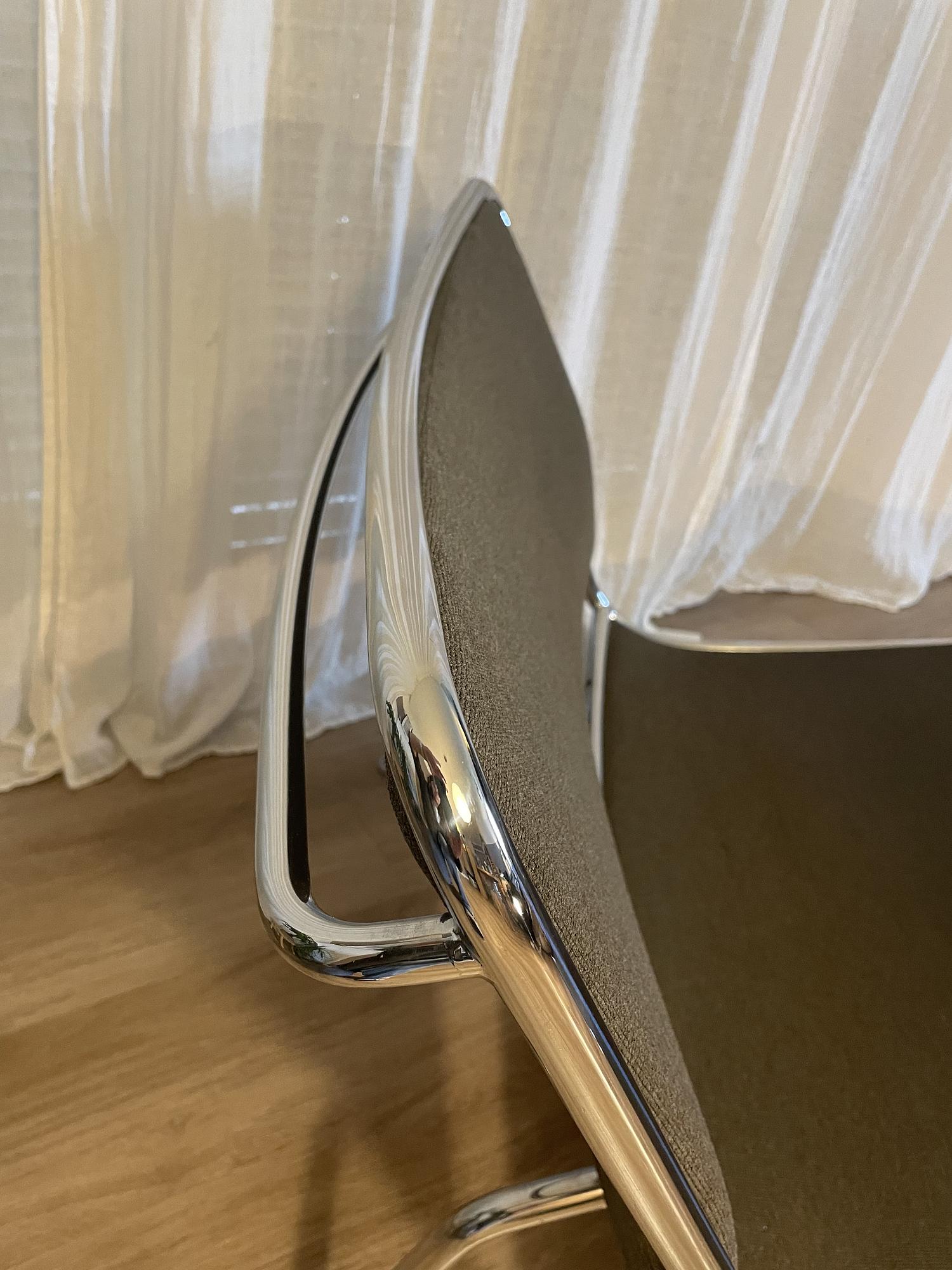Frog Chaiselongue Baumwolle Chrom 3