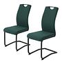 Dining chair Riga set of 2 Emerald green 0