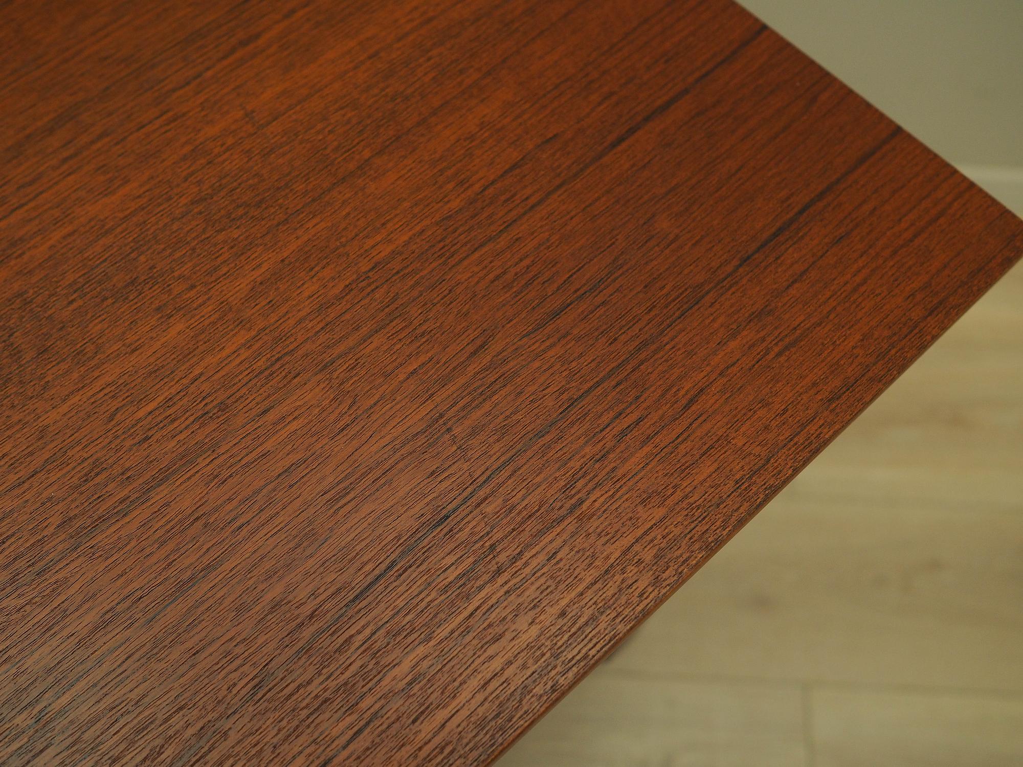 Teak desk Brown 1970s 9