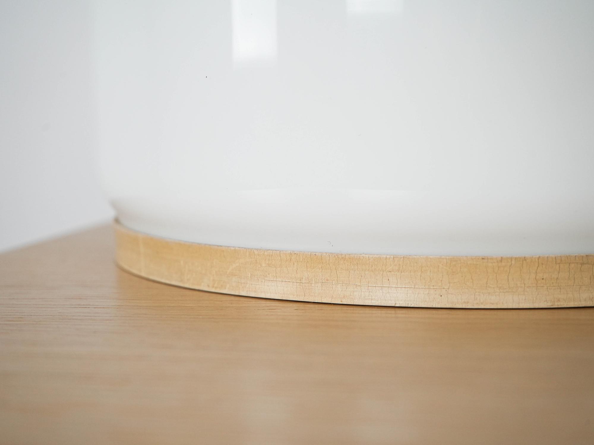 Table lamp Glass Metal 1970s 6