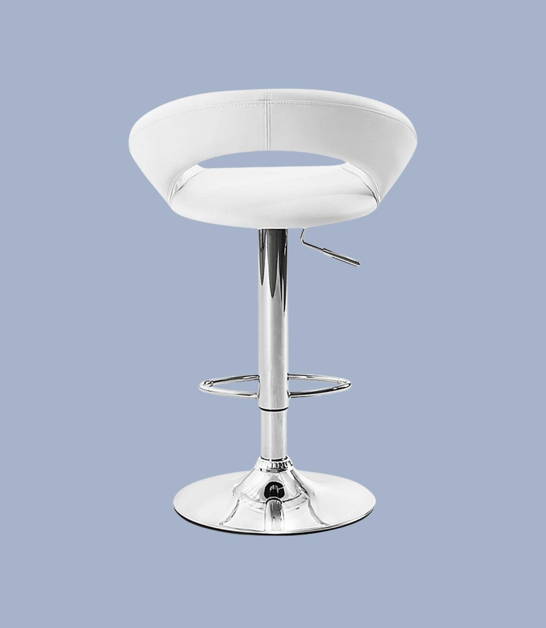 Bar stool Hemingway White / Chrome Single chair 2