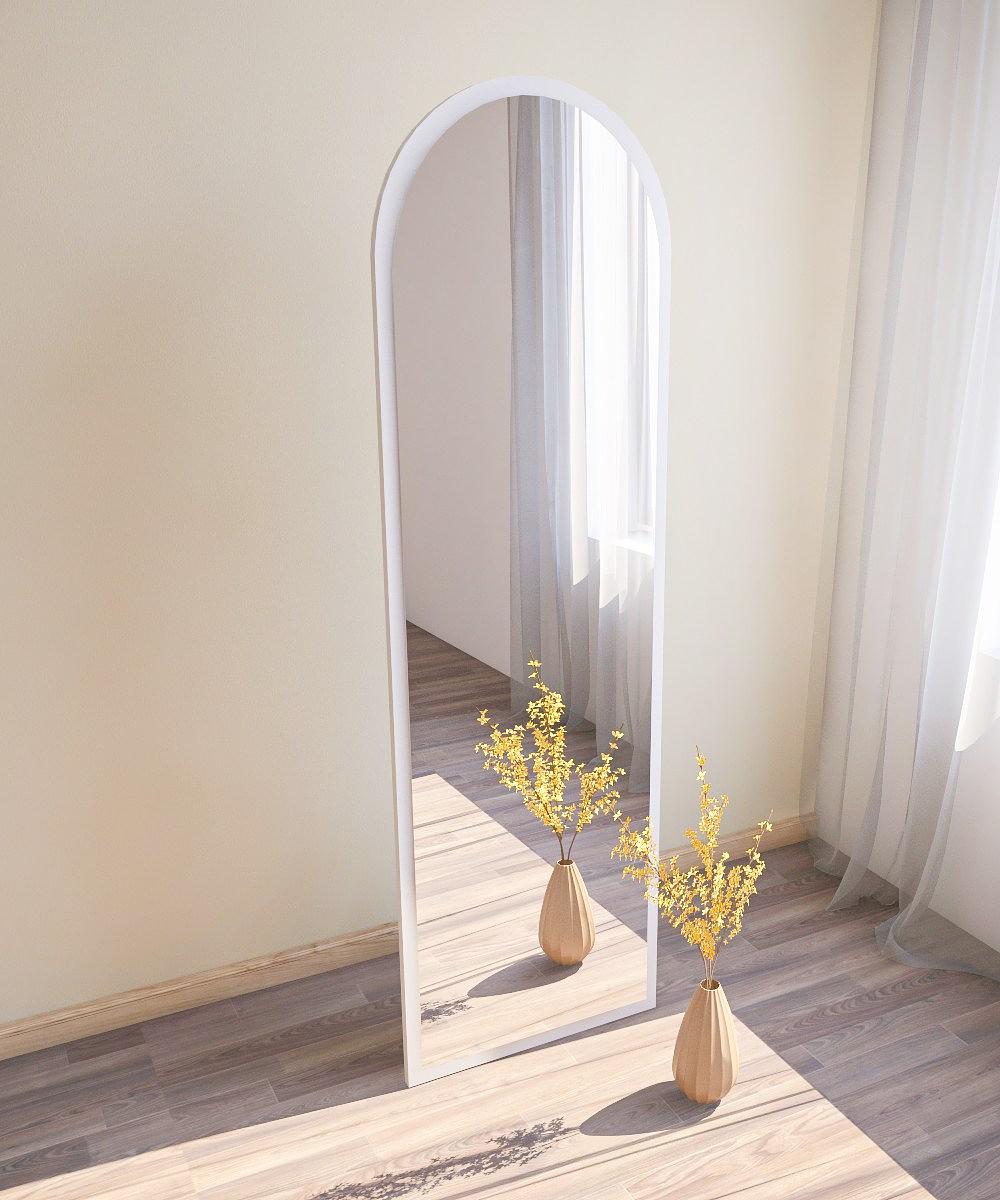 Emma Freestanding mirror White 50cmx 160cm 1