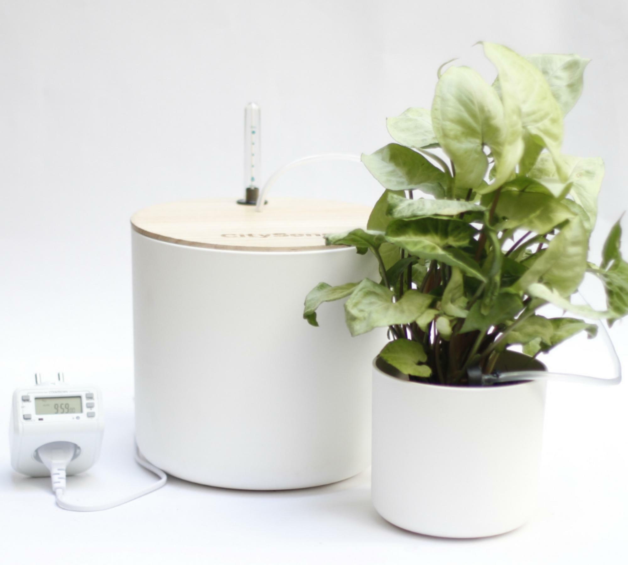 Automatische Tropfbewässerung für Pflanzen Weiß 5