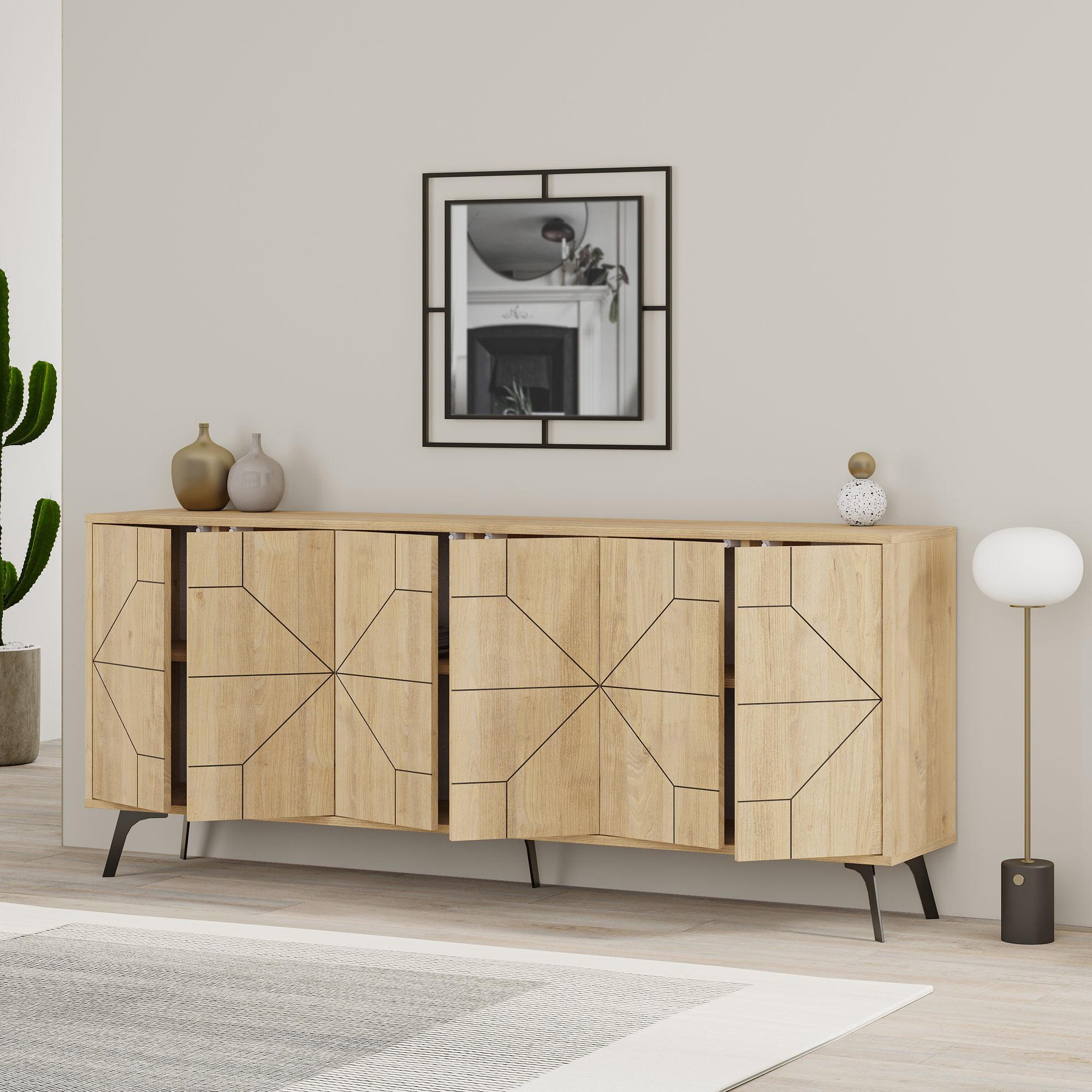 Dune Sideboard Oak Brown 2