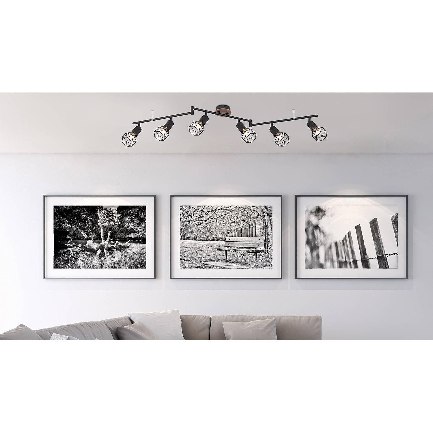 Ceiling light Xara X 6-light iron 2