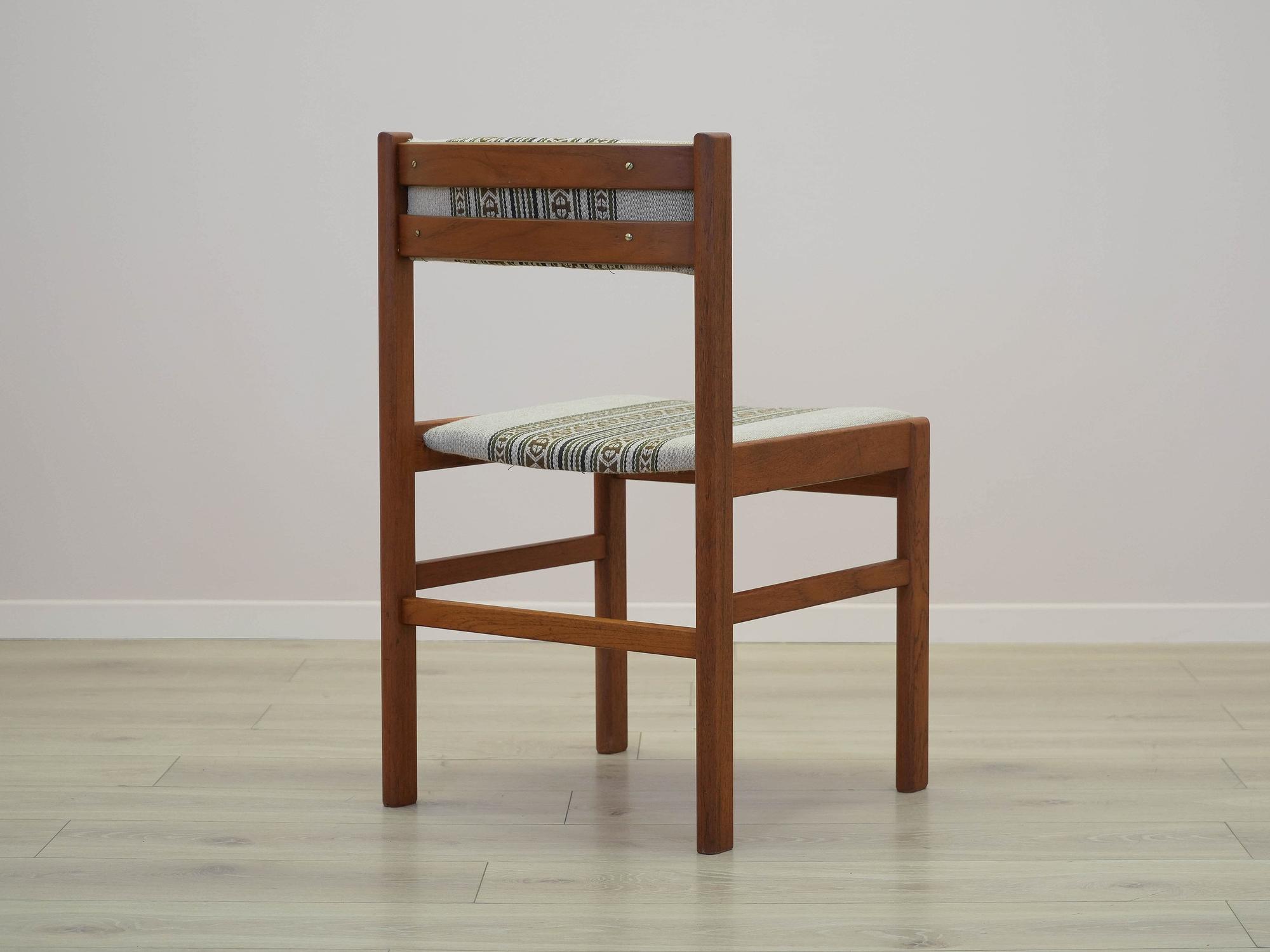 2er Set Teak-Stühle 1970er Jahre 4