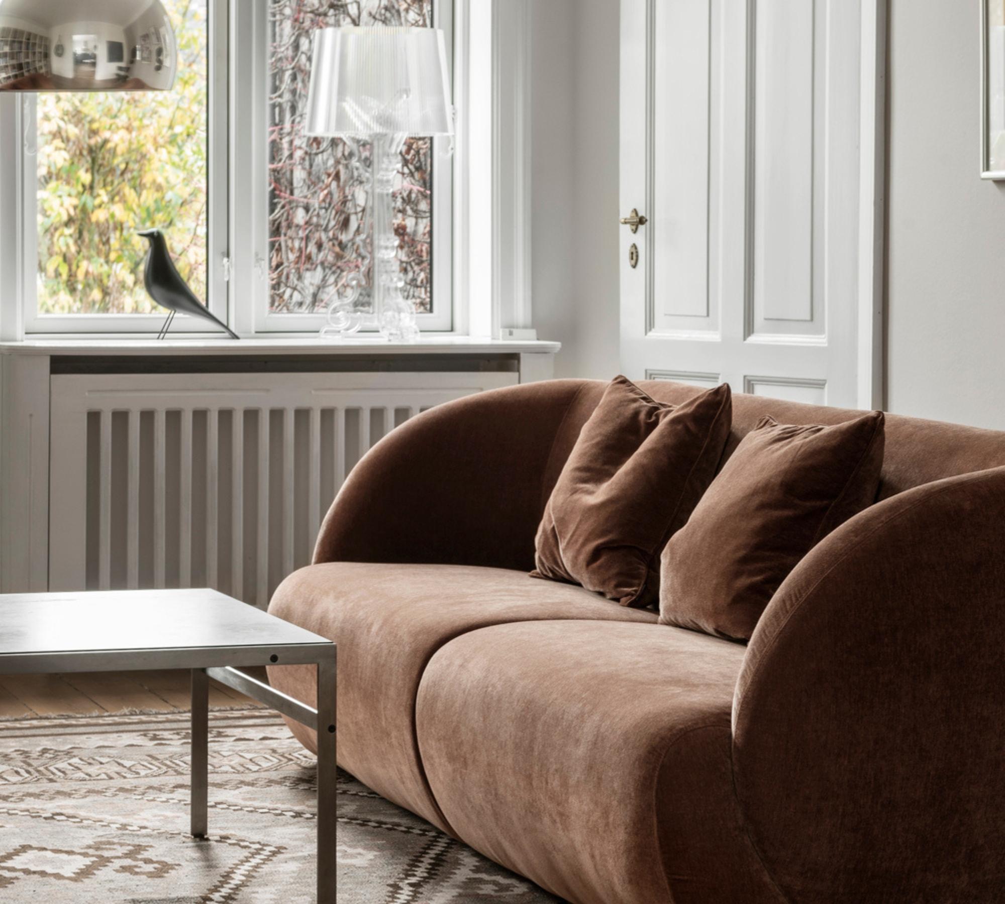 3x Posh Kissen Aulla Cacao mit Daunenfüllung 50 x 50 cm 3