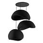 3-Flammig Wabi Sabi Sandhollows Pendelleuchte Schwarz 6