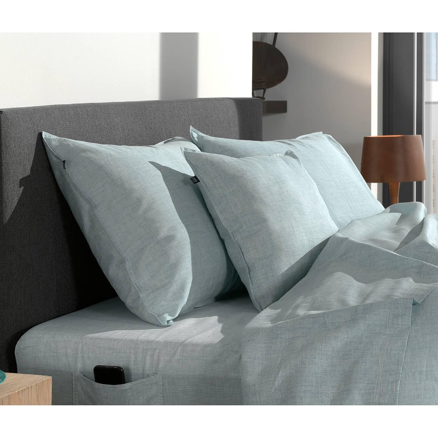 Pillowcase Lino I Cotton Mint 80 x 40 2