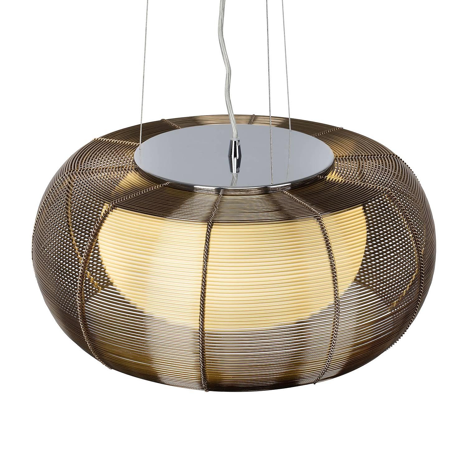 Pendelleuchte Relax III Glas Stahl 2