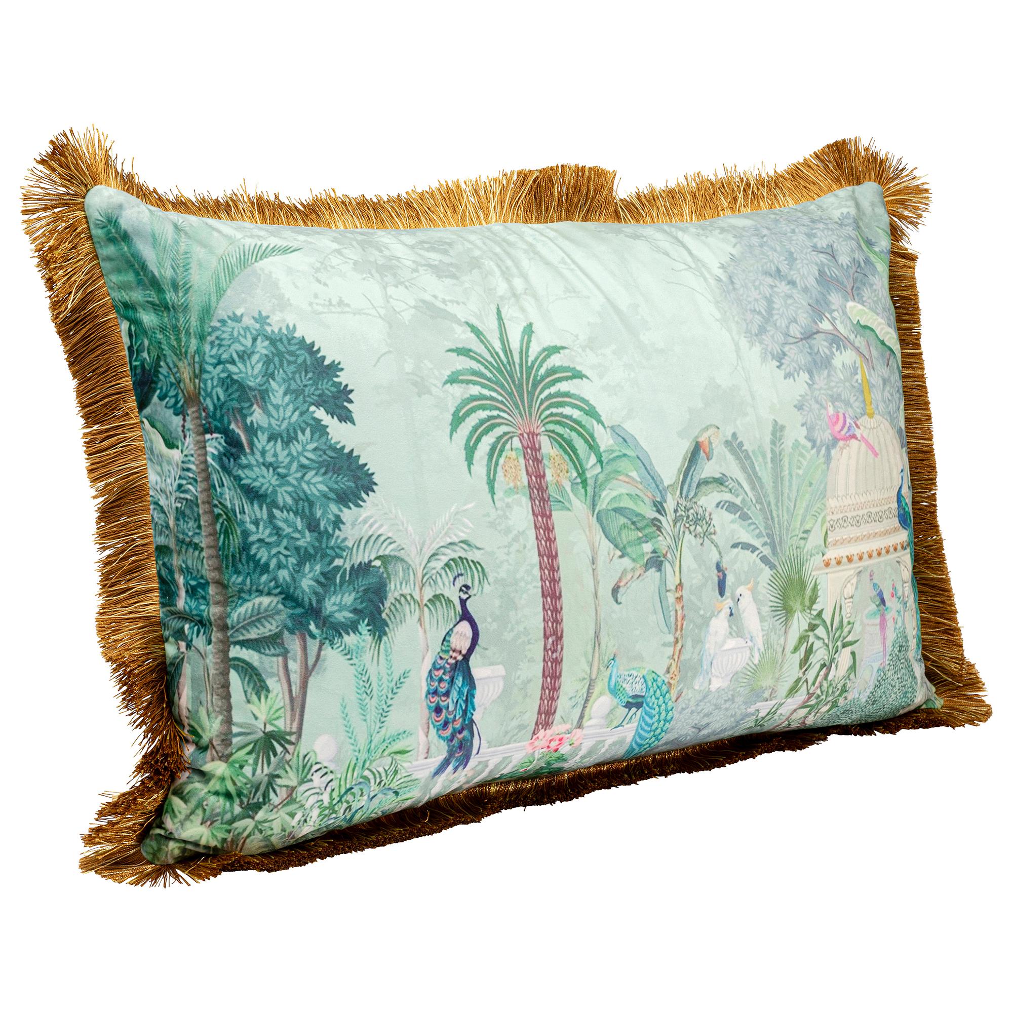 Jungle Tempel Dekokissen Mehrfarbig 1