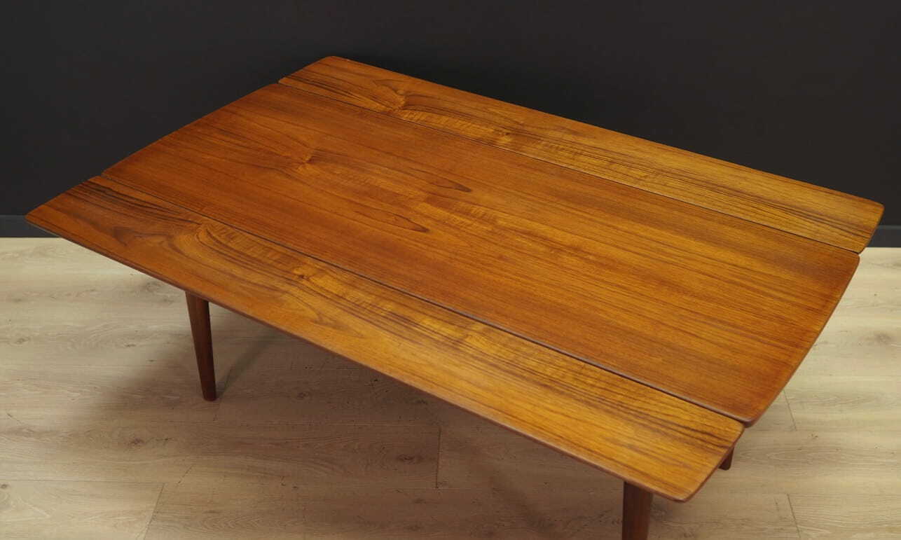 Vintage Bank Teak Wood Brown 1970s 4