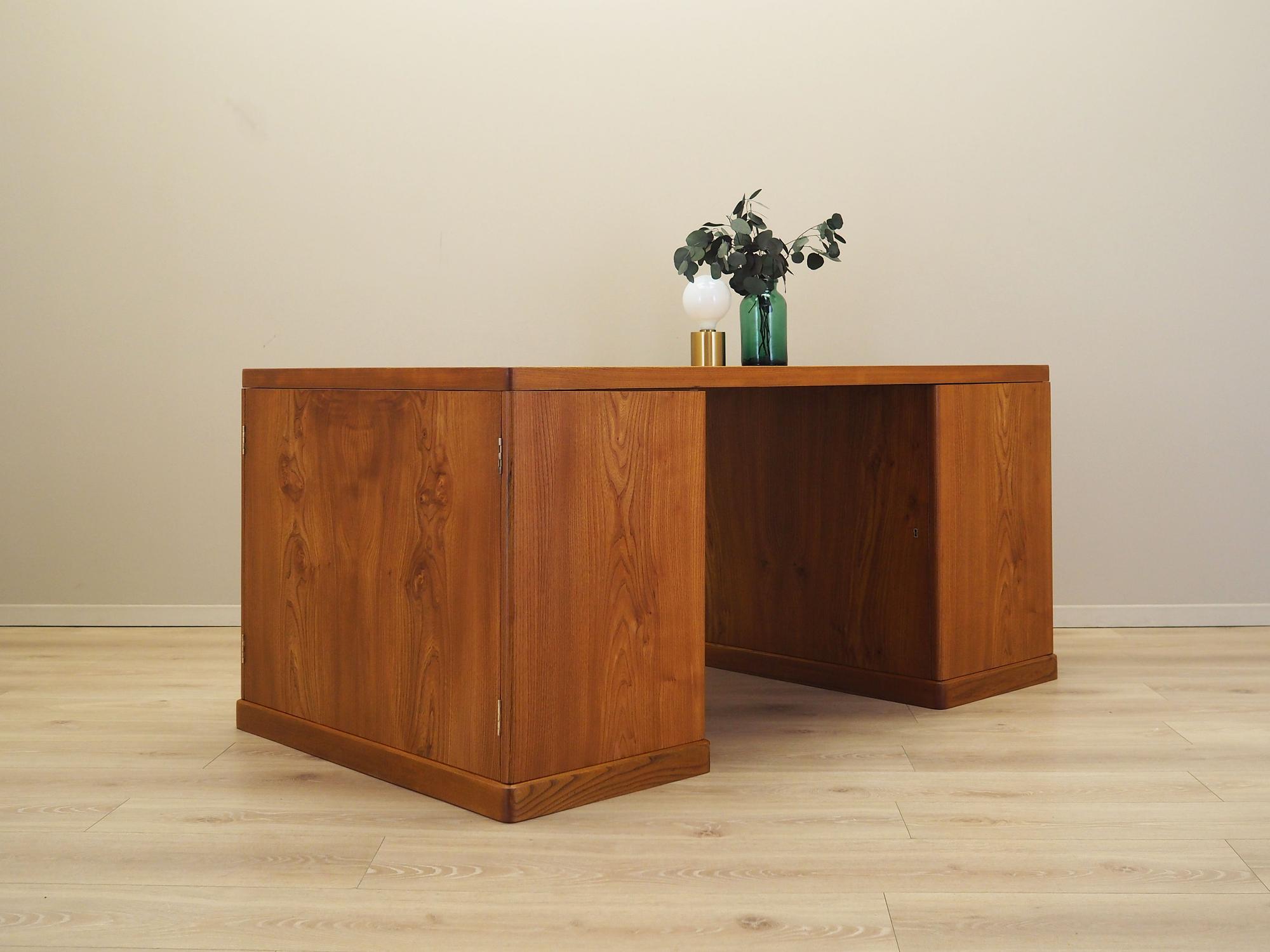 Schreibtisch Kirschholz 1960er Jahre 8