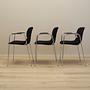 3x Dining chair Black 1970s 8