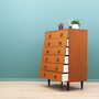 Vintage chest of drawers Teak wood Brown 1960s 3