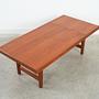 Coffee table teak wood 1970s 4